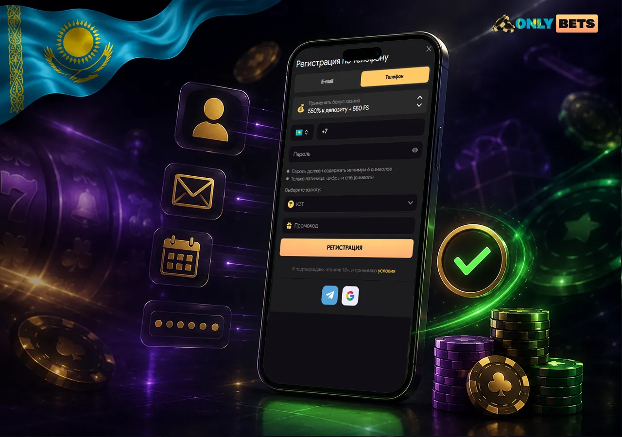 Процесс создания аккаунта со смартфоном, акцентом на простоту и безопасность